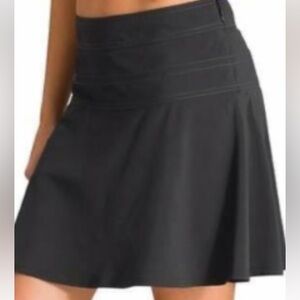 Athleta Black Skirt With Shorts